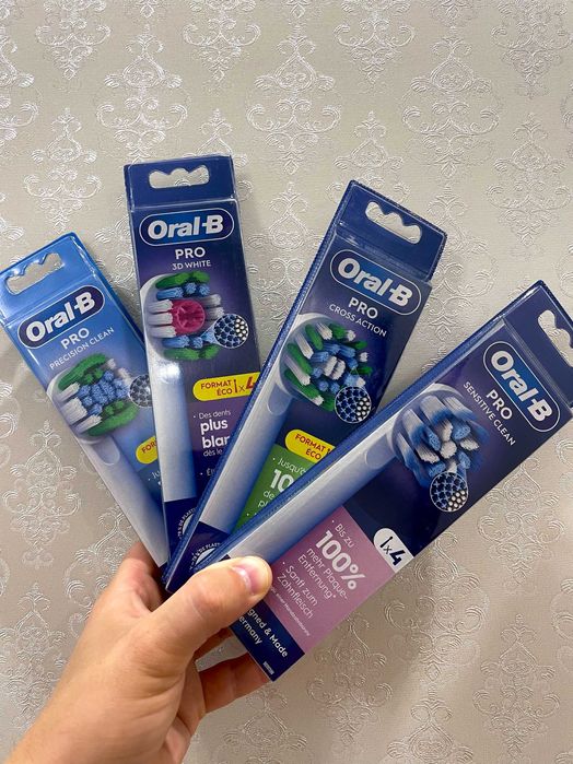 Насадки сменные на электрическую зубную щетку Oral-B Взрослые, Детские