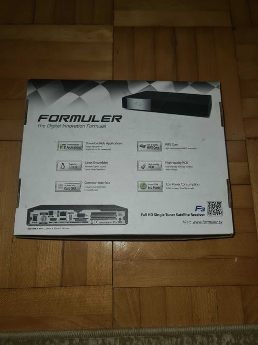 Tuner dekoder Linux Formuler F3