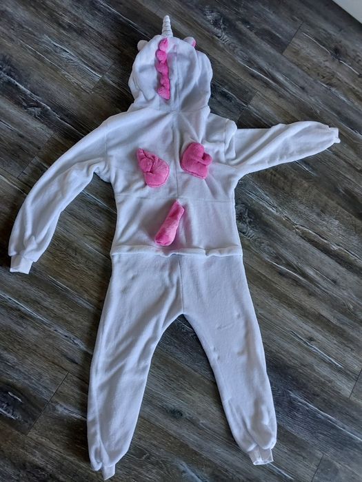 Piżama onesie ok 140 kostium unicorn