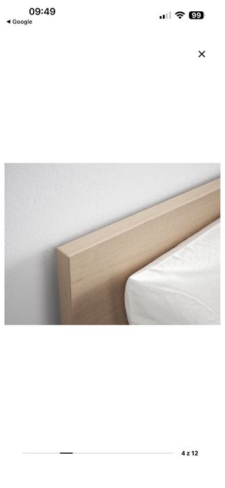 Rama łózka Malm Ikea 160/200 stan bardzo dobry