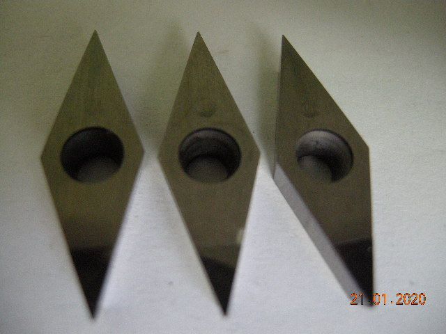 Płytki wieloostrzowe,tokarskie,diamentowe do toczenia aluminium-FELGI