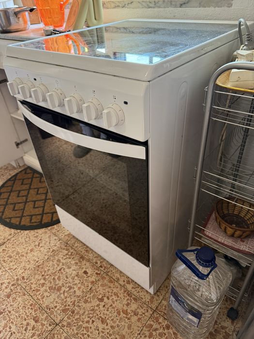 FORNO + FOGÃO ELETRICO 50cm x 61x 85cm
