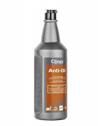CLINEX Anti-Oil - 1L PŁYN DO Silnie zaolejone posadzki +GRATIS
