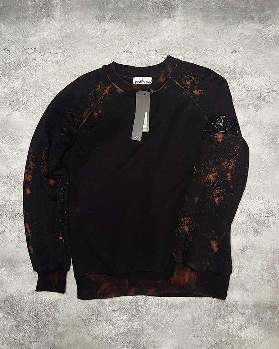 OFF DYE sweatshirts si model: Black