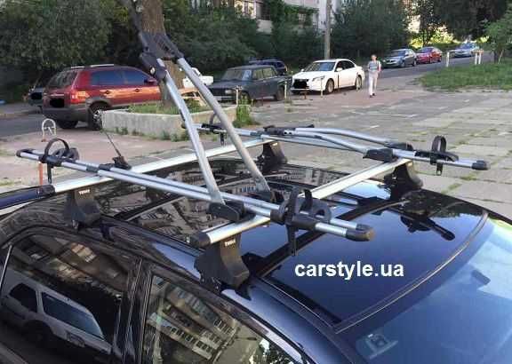 Thule багажник поперечини комплект на гладкий дах авто Thule 750 сталевий БВ багажна система кріплення адаптери упори кити палки нові вживані підбір