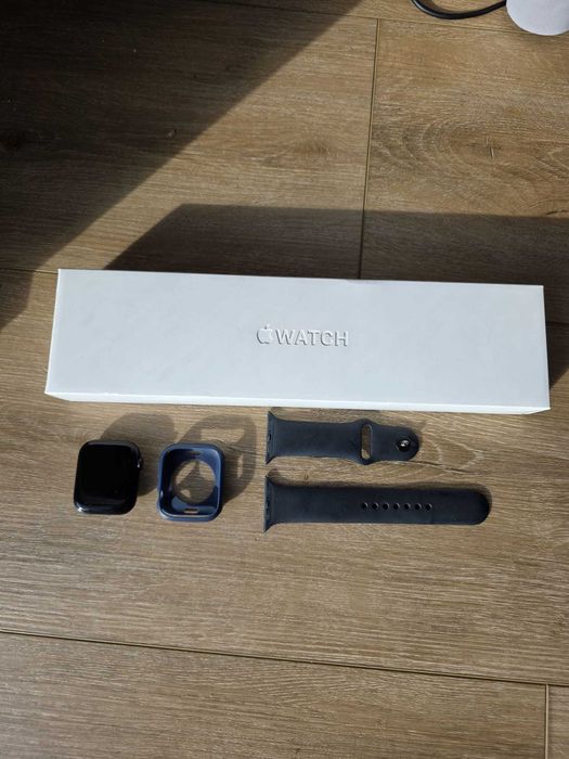 Apple Watch 8 45mm Cellular LTE | Pudełko + Pasek + Etui | Bateria 85%