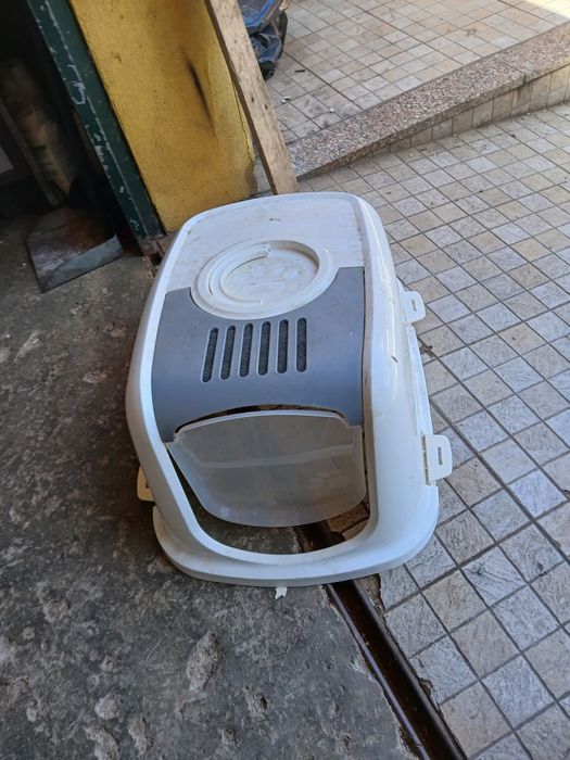 Casa de areia para gatos