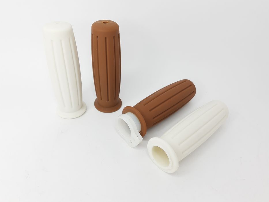 Мото ручки грипсы на мотоцикл резиновые классические на руль 22 25мм