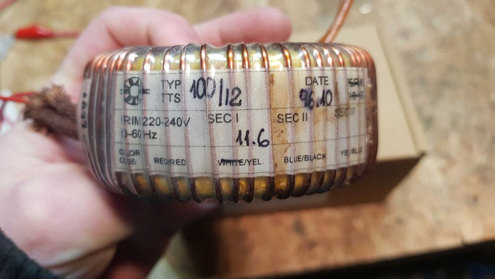 Transformator toroidalny 100VA 250VA 230/12V