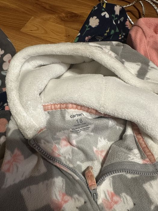 Набір Чоловічок ромпер фліс  Carters 18 міс