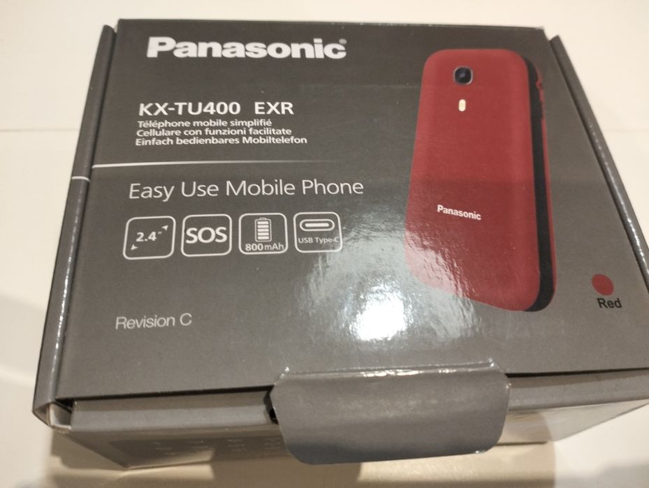 Telefon z klapką Panasonic KX-TU400EXR