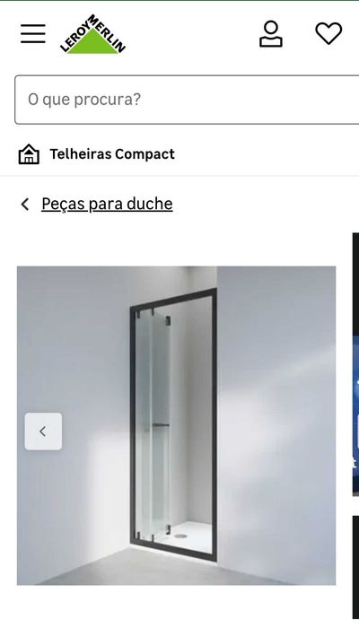 Nova porta de fole de 90 a 100x190