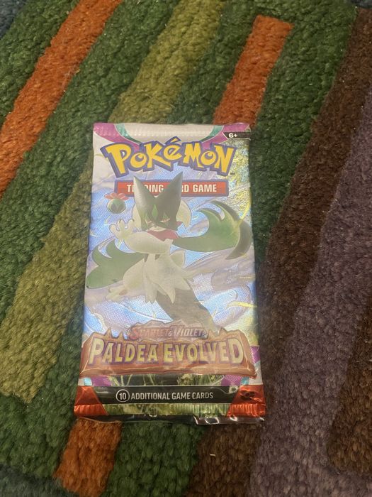 Karty Pokemon 4x booster Paldea Evolved Scarlet&Violet