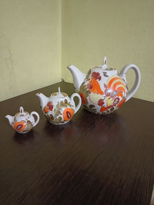 Набір чайників часвв СРСР. Нові