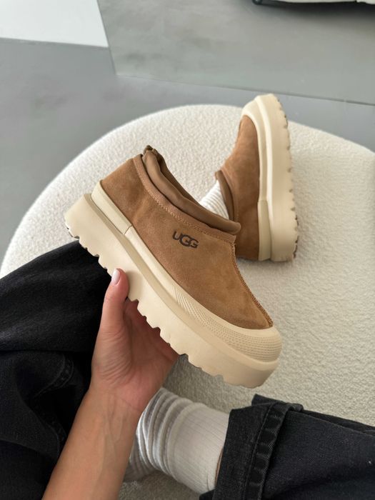 Уггі Ugg Tasman Hybrid Low Chestnut premium унісекс угги осінні/зимові овчина