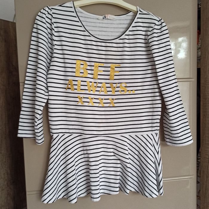 Bluzka H&M rozpoczęcie roku 158-164