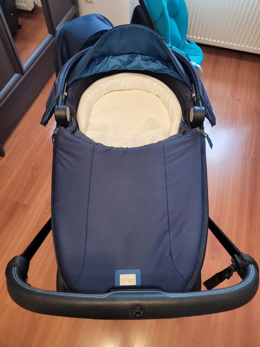 Cybex Priam 4.0 (gondola z spacerówką ) + fotelik ClaudZ2 z bazą
