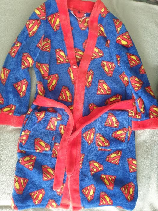 Szlafrok chłopięcy Superman 110/116
