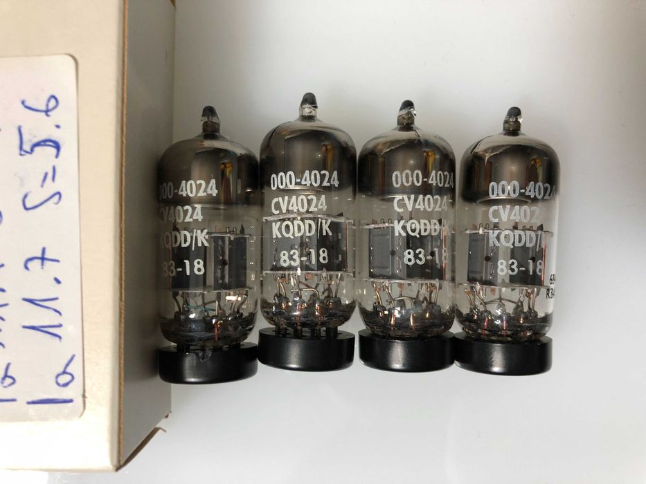 ECC81 12AT7 CV4024 Mullard VALVE ELECTRONIC KQDD/K 83-18 NOS Para ...