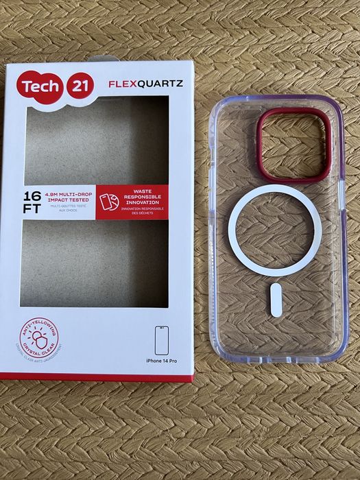 Etui Tech21 do Apple iPhone 14 Pro z MagSafe FlexQuartz Red