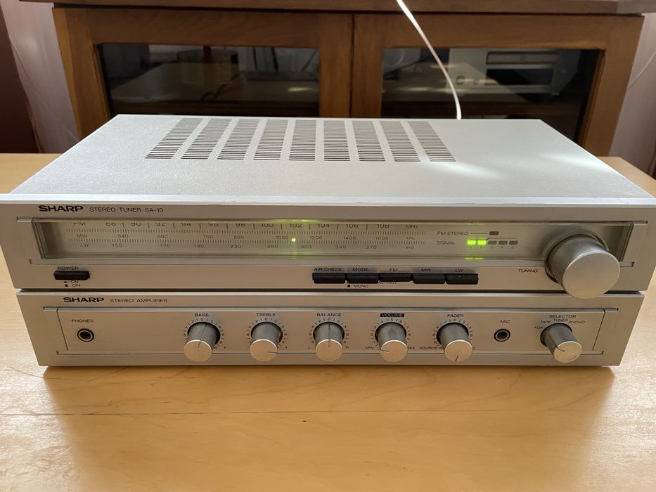 Sharp SA 10 klasyczny amplituner stereo