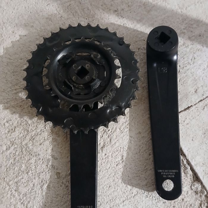 Sprzedam mechanizm korbowy dwurzędowy 36x22T