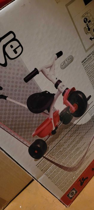 Rowerek nowy Smoby trójkołowy