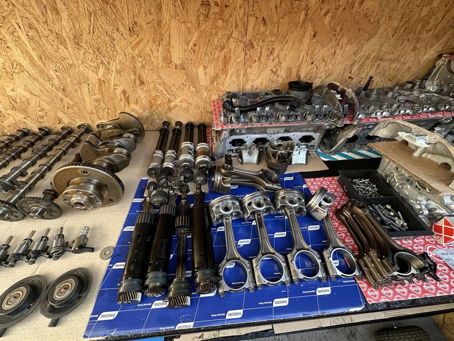 Двигун 2.0 TFSI Audi, блок, шатуни, ГБЦ, розпридвал, колінвал,