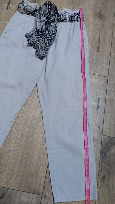 spodnie jeansowe damskie,h&m r.38, baggy, mom fit
