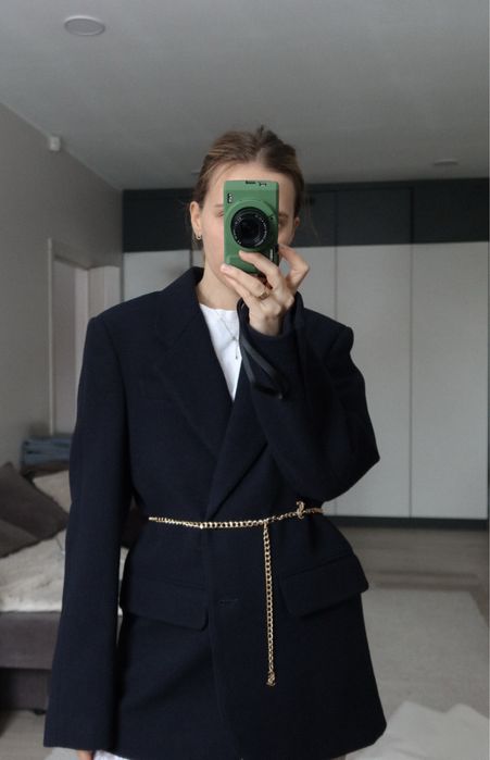 Пальто-жакет Zara, вовна, в стилі bazhane