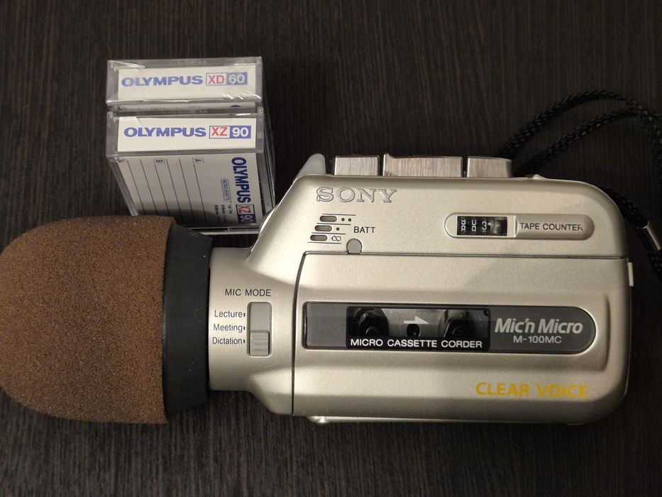 SONY  Mic'n Micro M-100MC  диктофон мікро магнітофон.Для поціновувачів