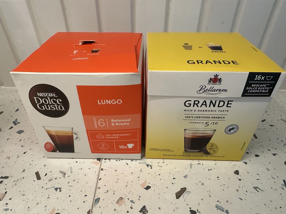 zestaw kaw nescafe dolce gusto i bellarom grande