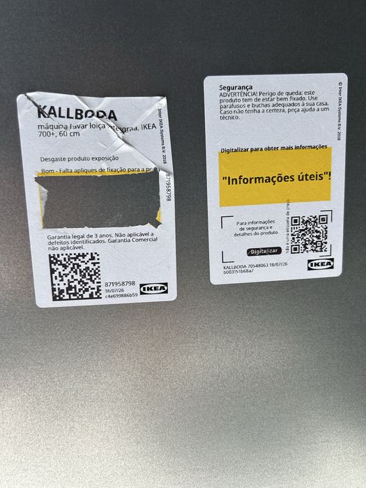 KALLBODA Máquina lavar loiça - Ikea