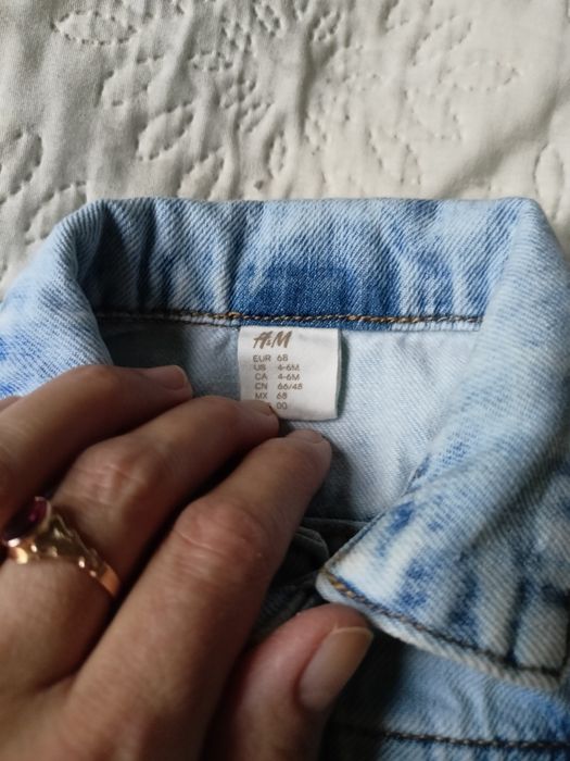 Dżinsowa kurtka rozmiar 68 H&M