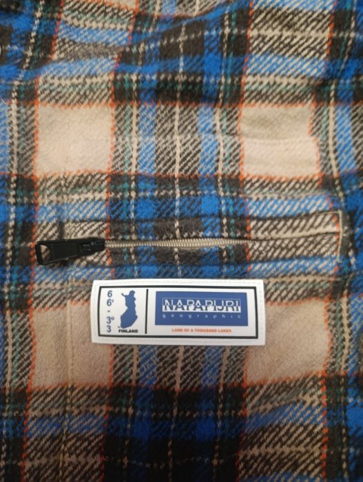 Плотная фланелевая рубашка Napapijri Overshirt (Размер S) Оригинал