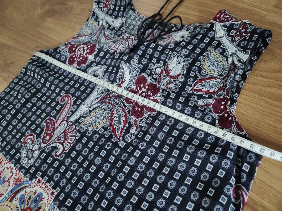 D&Z fashion bluzka z wiskozy bez rękawów 38 M