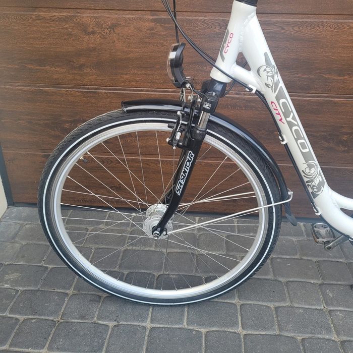 Rower Miejski  Cyco City,7 Biegów Nexus,Prądnica,Led.Nowy !!