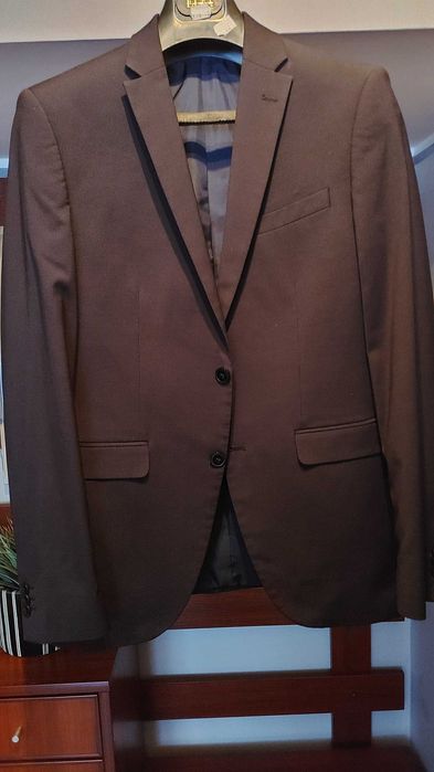 Garnitur Angelo Litrico Slim Fit  Nowy ciemnoszary r  M