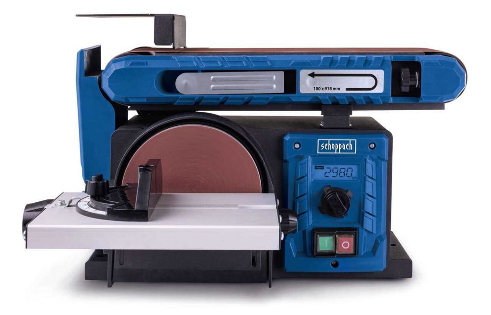Стрічкова та дискова шліфувальна машина Scheppach BTS800Vario - 400 Вт