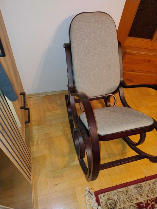 krzesło fotel bujany