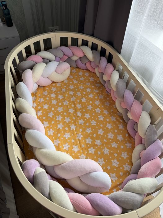 Бортики косичкою в ліжко