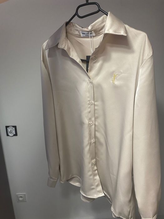 Yves saint laurent koszula satynowa