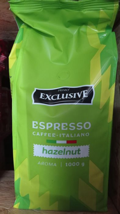 кава зерно Примо Ексклюзив 1кг лісовий горіх