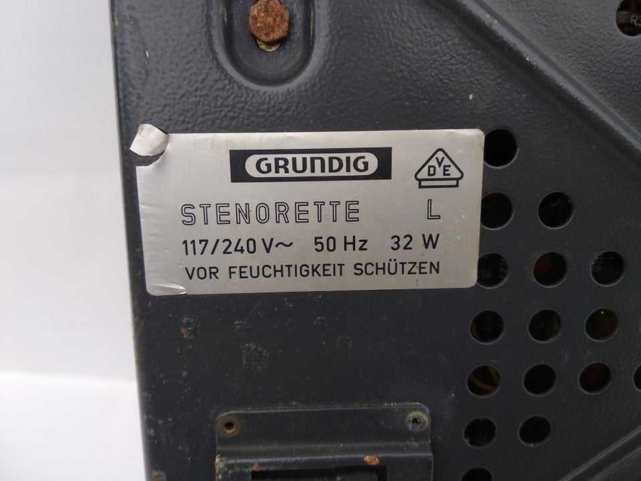 Leitor de bobines ; marca Grundig