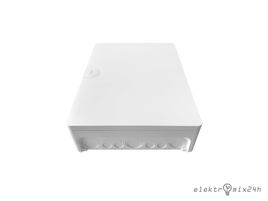 Rozdzielnica elektryczna natynkowa z zabezpieczeniami 2x12 modułów