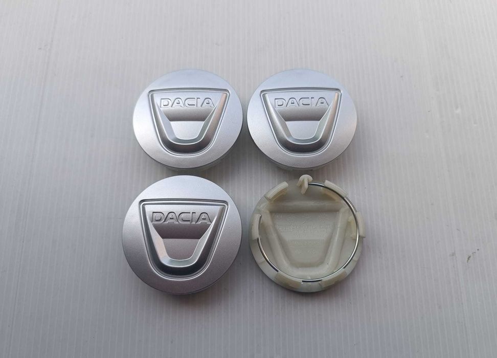 Centros/tampas de jante completos Dacia com 56 e 60 mm