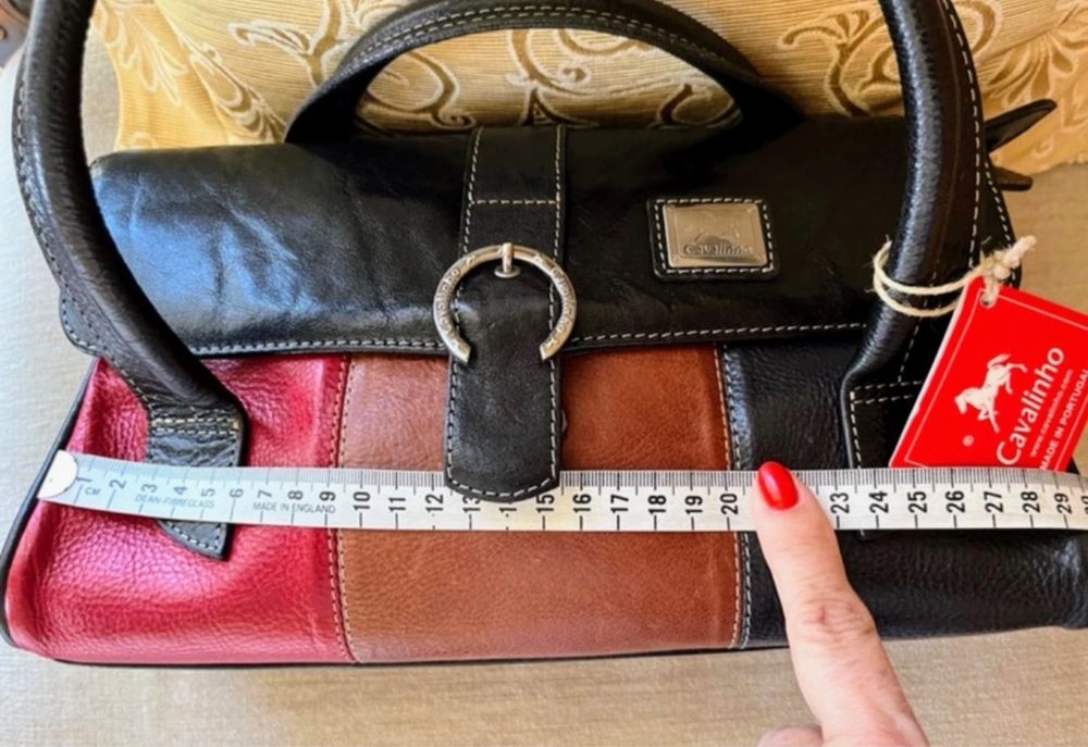 Bolsa em pele da Cavalinho