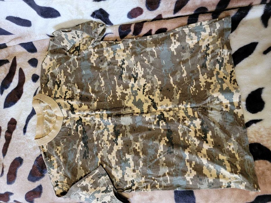 Футболка військова, польова, піксель, рукав короткий, р.46/4.