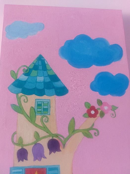 Quadros pintados à mão - Fadas