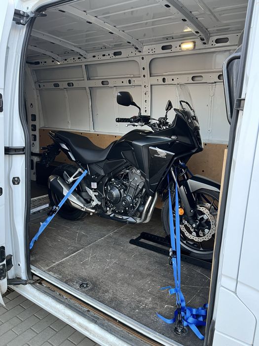 Usługi transportowe, przeprowadzki, transport motocykli